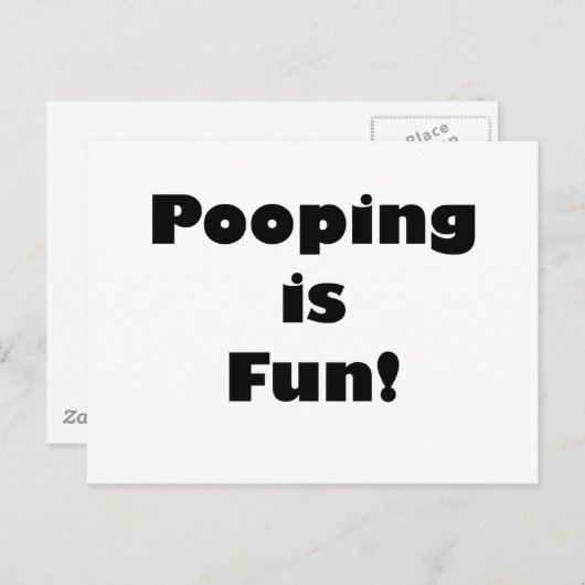 Kack ist Spaß! Postkarte (Vorne/Hinten)