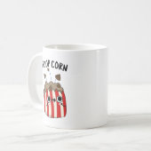 Kack Mais Funny Pop Mais Pun Kaffeetasse (Vorderseite Links)
