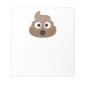 Kack Oh Emoji Notizblock (Vorderseite)