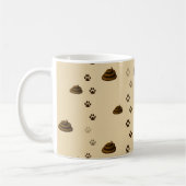 Kack & Paw druckt Niedliche Messy Pets Tierfreunde Kaffeetasse (Links)