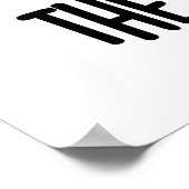 Kack Puns sind nicht verrückt sie Da Bomb Funny Po Poster (Ecke)