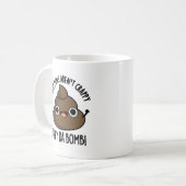 Kack Puns they Da Bomb Funny Poo Pub Kaffeetasse (Vorderseite Links)