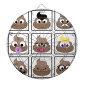 Kack viele Gesichter Dartscheibe (vorne)