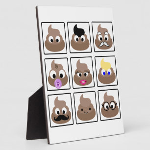 Kack viele Gesichter Fotoplatte