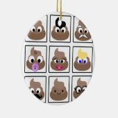 Kack viele Gesichter Keramik Ornament (Rechts)