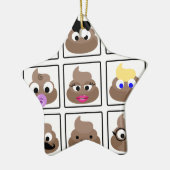 Kack viele Gesichter Keramik Ornament (Links)
