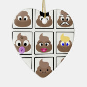 Kack viele Gesichter Keramikornament (Rechts)