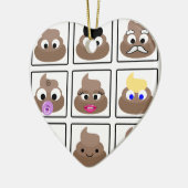 Kack viele Gesichter Keramikornament (Links)