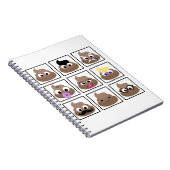 Kack viele Gesichter Notizblock (Rechte Seite)