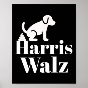 Kack zu Harris Wheimer Funny Political Poster