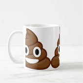 Kacka-Emoji Kaffeetasse (Links)