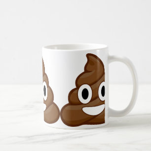 Kacka-Emoji Kaffeetasse