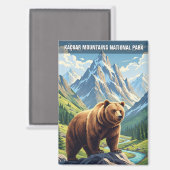 Kaçkar Mountains Nationalpark Türkei Magnet (Vorderseite/Rückseite)