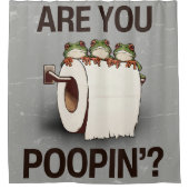 Kacke du? duschvorhang (Vorderseite)