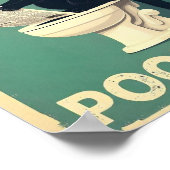 "Kacke du?" Funny Black Cats Poster (Ecke)