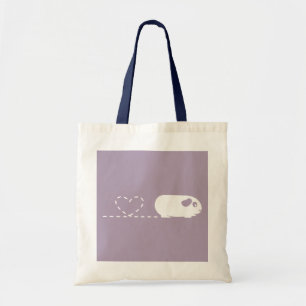 Kacken der Herz-Meerschweinchen-Einkaufstasche Tragetasche