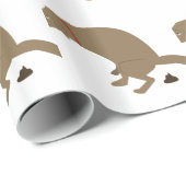 Kacken des Hundes Geschenkpapier (Rolleneckpunkt)