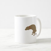 Kacken des Hundes Kaffeetasse (VorderseiteRechts)