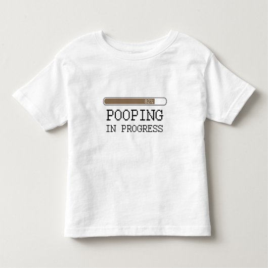Kacken des laufenden Baby-T - Shirt (Vorderseite)