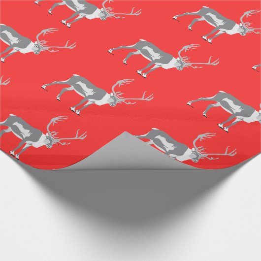 Kacken des Rens Geschenkpapier (Ecke)