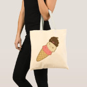 Kacken Sie auf Eiscreme Tragetasche (Vorderseite (Produkt))