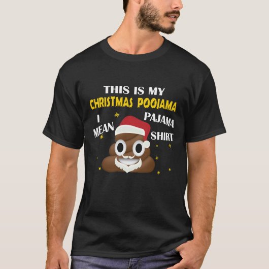 Kacken Sie Emoji, das dieses mein Weihnachten T-Shirt (Vorderseite)