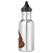 Kacken Sie Emoji Edelstahlflasche (Rechts)