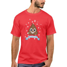 Kacken Sie Emoji lustigen WeihnachtsT - Shirt