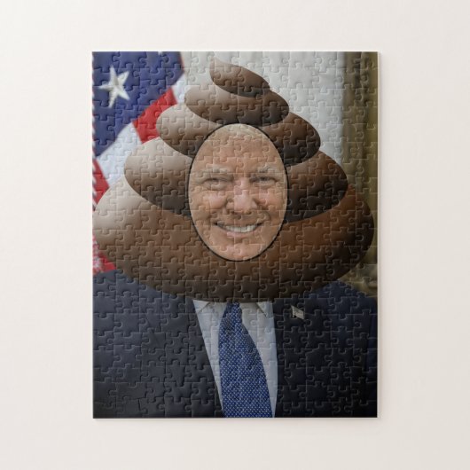 Kacken Sie Emoji Trumpf-Kopf Puzzle (Vertikal)