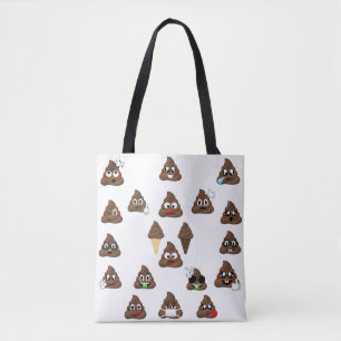 Kacken Sie Emojis reichlich Taschen-Tasche Tasche