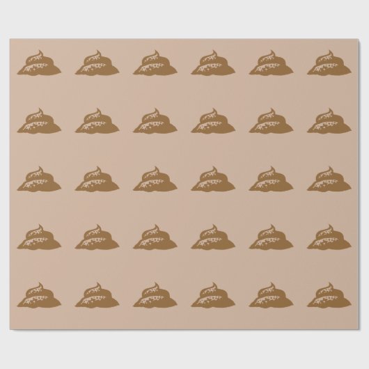 Kacken Sie Geschenkpapier (Flach)