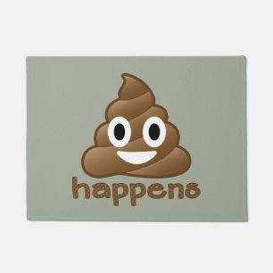 Kacken Sie geschieht Emoji Fußmatte