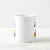 Kacken Sie Glitzer-Furz-Regenbogen Kaffeetasse (Mittel)