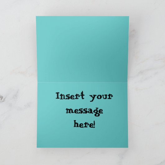 Kacken Sie Karte (Innenseite)