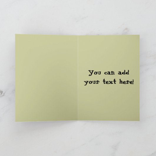 Kacken Sie Karte (Innenseite)