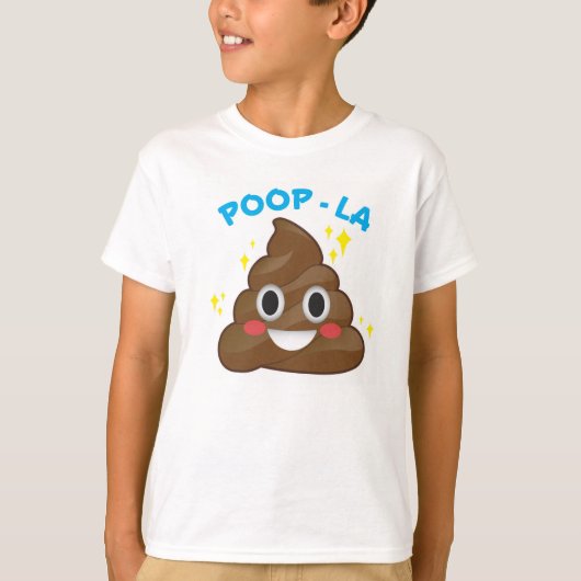 Kacken Sie - La glücklichen Poo Emoji T - Shirt (Vorderseite)