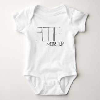 kacken Sie Monster Baby Strampler