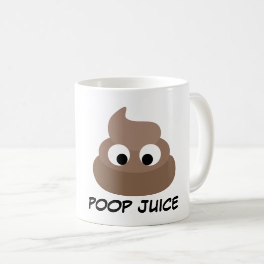 KACKEN Sie SAFT lustige Kaffee-Tassen Kaffeetasse (VorderseiteRechts)