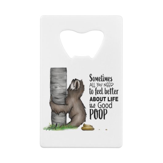 Kacken von Sloth Geldbeutel Flaschenöffner (Rückseite)