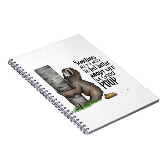 Kacken von Sloth Notizblock (Rechte Seite)