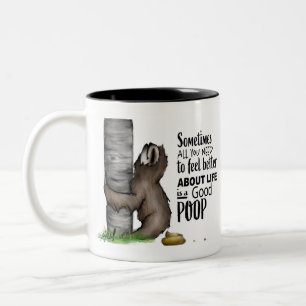 Kacken von Sloth Zweifarbige Tasse
