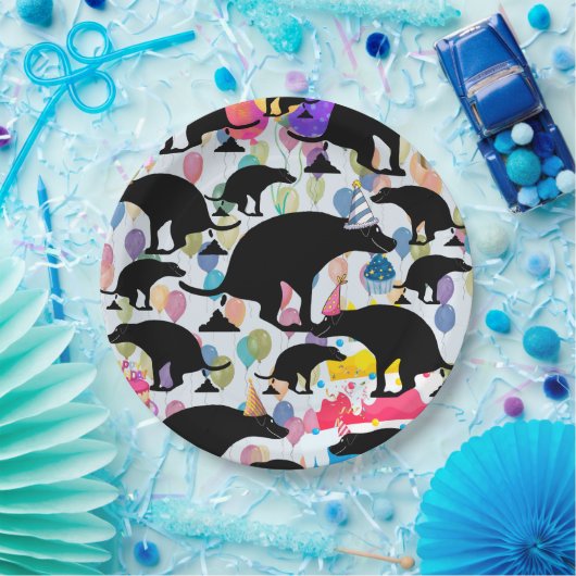 Kackend Geburtstagsparty Pappteller (Party)