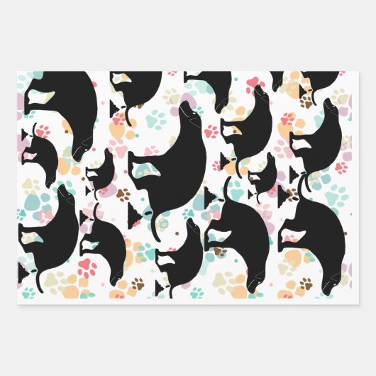 Kackend Hund Geschenkpapier Set (Vorderseite 3)