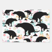 Kackend Hund Geschenkpapier Set (Vorderseite 2)