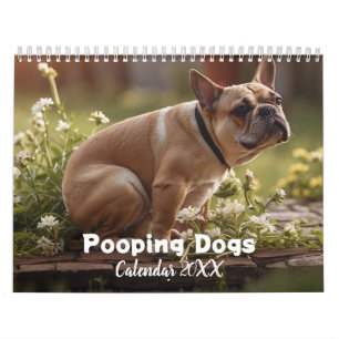 Kackend Hunde Kalender 2025