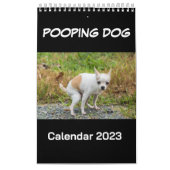 Kackend Hundekalender 2023 Kalender (Titelbild)