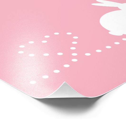 Kackend Kaninchenschrift (Frames verfügbar) Fotodruck (Ecke)