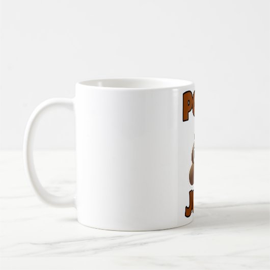 Kackend Saft Kaffeetasse (Links)