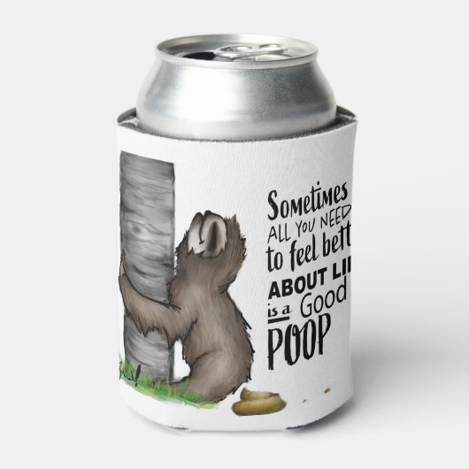 kackend Sloth Dosenkühler (Kanne Vorderseite)