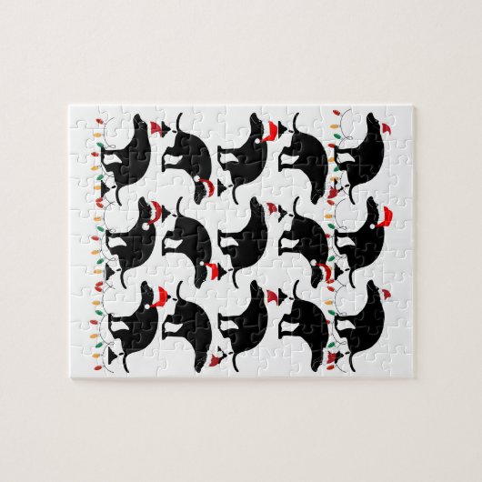 Kackend Weihnachten Puzzle (Horizontal)